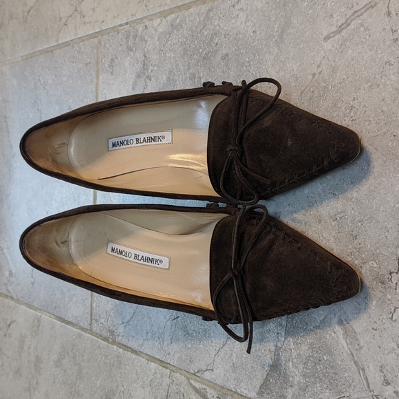Manolo Blahnik Shoes - Suede Manolo Blahnik